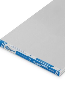 ทีโอเอ ยิปซัม แผ่นตัดโค้ง ขนาด 120*240 cm. 6.5 มม. TOA