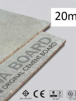 VIVA วีว่าบอร์ด ไม้อัดซิเมนต์ ขนาด 20 mm Viva ขอบเรียบ