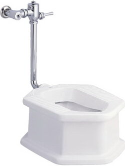 C202 สุขภัณฑ์นั่งยอง แบบใช้ฟลัชวาล์ว (ราคาไม่รวมฟลัชวาล์ว) รุ่น SQUAT