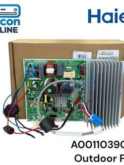 Outdoor PCB แอร์ HAIER รุ่น. HSU-24VQAA03TC, HSU-24VQRC, HSU-24VQRC03TC รหัส A0011039038 ของแท้ ใหม่ มือ 1