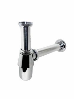 ชุดท่อน้ำทิ้งโครเมี่ยม แบบกระปุกชาร์ป 7" รุ่น L5201 SOSUCO sosuco