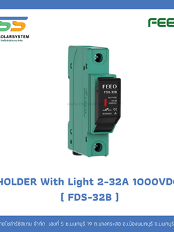 DC FUSE HOLDER LIGHT FEEO 1000VDC 2-32A