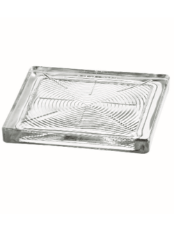 I-099/03 บล็อกแก้วตัน ปูพื้น Circles ขนาด 200x200x22 มม. 2กก. ช้างแก้ว