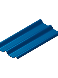 กระเบื้อนลอนคู่ SCG ไฮบริด 50*120*0.55 สีน้ำทะเล