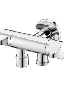 วาล์วฝักบัวสองทาง HAFELE รุ่น 495.61.232 โครเมียม