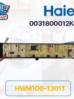 Display Panel เครื่องซักผ้า HAIER รุ่น HWM100-1301T รหัส 0031800012KM ของแท้