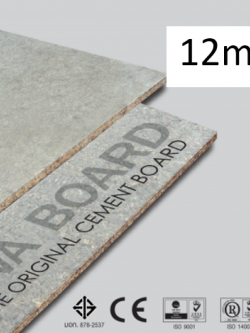 VIVA วีว่าบอร์ด ไม้อัดซิเมนต์ ขนาด 12 mm Viva ขอบเรียบ