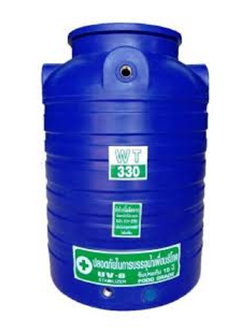 Safe ถังเก็บน้ำบนดินขนาด 330 ลิตร สีน้ำเงิน