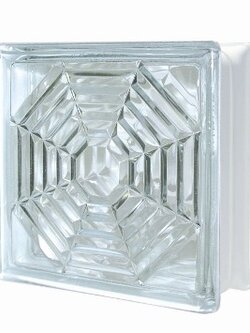 บล็อกแก้วใส เพชรมงคล 190*190*80