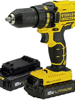 STANLEY สว่านไร้สาย 13 มม. 18V STANLEY SCD20C2K สีดำเหลือง