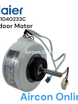 มอเตอร์พัดลมแฟนคอยล์ แอร์ HAIER รหัส A0010404233C ( 233C ) ของแท้ มือ 1