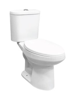 สุขภัณฑ์สองชิ้น รุ่น S12303/IVY TOP FLUSH (SOFT) 3/6L สีขาว SOSUCO