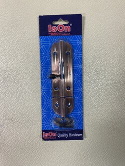 อีสออน กลอนประตู-หน้าต่าง ขนาด 4 นิ้ว สีรมดำ ISON