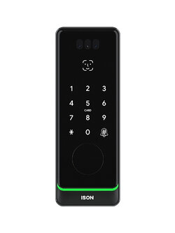 ติดตั้งฟรี!! ดิจิตอลล็อก รุ่น NO.DLA-99A3BL ปลดล็อกด้วยการสแกนใบหน้า ISON DLA-99A3BL ดำด้าน