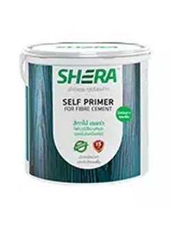 SHERA สีทาไม้ เฌอร่า และรองพื้นในหนึ่งเดียว สำหรับทาผนัง 1 GL