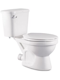 สุขภัณฑ์แบบสองชิ้นท่อออกกำแพงNC-7530P: รุ่น โมดาน่า พี NC-7530P โมดาน่า พี ขาว