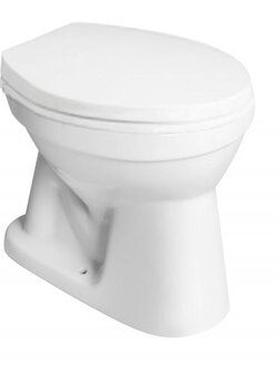 สุขภัณฑ์นั่งราบราดน้ำ ROUND 101 (SOFT) sosuco