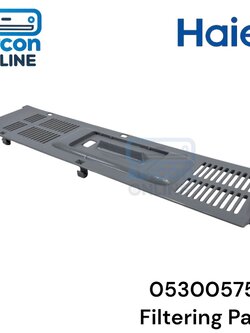 Filtering Panel (แผ่นใหญ่) เครื่องซักผ้า Haier รหัส 0530057595 ของแท้ ใหม่ มือ 1 (สีเทา)