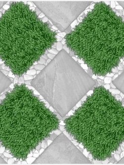 Sosuco กระเบื้องปูพื้น ผิวด้าน ลาย พรมหยก-เทา ขนาด 30*30