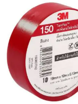 เทปพันสายไฟ 19 มม. ยาว 10 เมตร 3M สีแดง