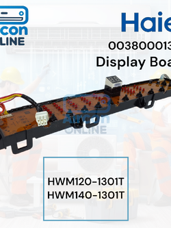 Display Board. เครื่องซักผ้า Haier รุ่น HWM120-130T และ HWM140-1301T รหัส 0031800013JA