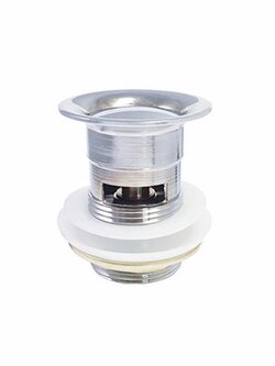 สะดืออ่างป๊อปอัพซุปโครเมี่ยม (รุ่นมีรูน้ำล้น) รุ่น L5002 SOSUCO sosuco