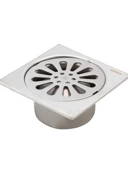 ตะแกรงกันกลิ่น เหลี่ยม HAFELE รุ่น 495.60.803 ขนาด 2.5 - 3 นิ้ว สเตนเลส