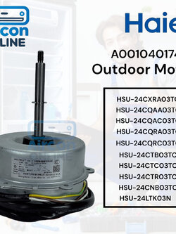 มอเตอร์คอยล์ แอร์ Haier รุ่น HSU-24CQAA , HSU24CTR และรุ่นอื่นตามรายละเอียด รหัส A0010401741A ของแท้ ใหม่ มือ 1