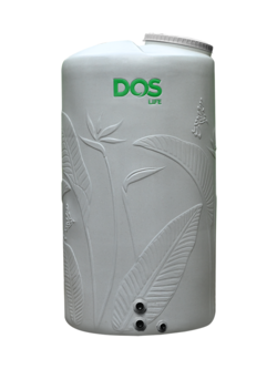 ถังเก็บน้ำ DOS PARADISE 1000 ลิตร (สีเทา) ดอส PARADISE เทา