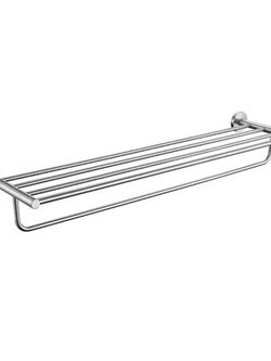 HAFELE ชั้นวางพร้อมราว 60 ซม. HAFELE รุ่น 499.98.309 สีซาติน