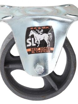 ล้อเหล็ก ล้อตาย แบบแป้น ตราม้า ตราม้า