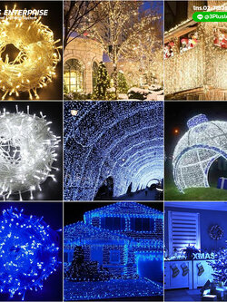 LED ไฟหยดน้ำ 100m. ไฟประดับ ไฟตกแต่ง ไฟคริสต์มาส