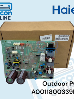 Outdoor PCB แอร์ Haier รุ่น. HSU-24VNQ03T(N)C และ HSU-25VNX17 รหัส A0011800339DN [ 339DN ] ของแท้ ใหม่ มือ1
