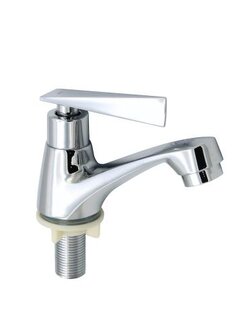 ก๊อกอ่างล้างหน้าโครเมียมด้ามปัดสามเหลี่ยม รุ่น SC0001 SOSUCO sosuco