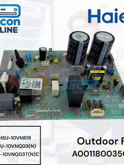Outdoor PCB แอร์ HAIER รหัส A0011800350AW ( 350AW ) สำหรับรุ่น HSU-10VNQ03(N) ,HSU-10VNQ03T(N)C และ HSU-10VNR19 ขแงแท้ มือ 1