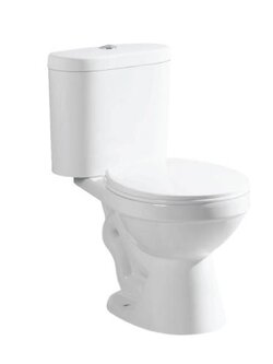 สุขภัณฑ์สองชิ้น รุ่น S12201/DAISY TOP FLUSH (SOFT) 6L สีขาว SOSUCO