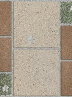 Sosuco กระเบื้องปูพื้น ผิวด้าน ลายแก่นหิน-น้ำตาล 40*40