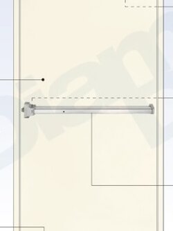 ประตูทนไฟ DM 8 บานเดี่ยว ขนาด 80*200