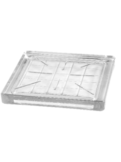 I-098/03 บล็อกแก้วตัน ปูพื้น Prisma 200x200x22 มม. 2กก. ช้างแก้ว