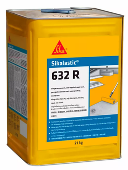 Sikalastic®-632 R วัสดุกันซึมหลังคา ประเภทโพลียูรีเทน ชนิดทาเคลือบ ส่วนประกอบเดียว แห้งตัวไว SIKA