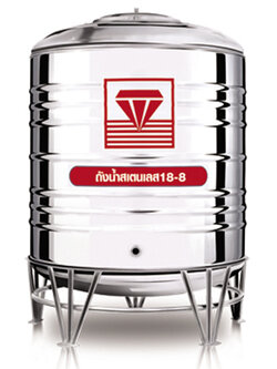 แท้งค์น้ำสแตนเลส ตราเพชร รุ่นพื้นนูน ตราเพชร DMCB 1000 สแตนเลส