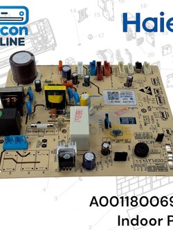 INDOOR PCB แอร์ HAIER รุ่น HSU-13CQRC,HSU-18CQRC และอื่นๆ รหัส A0011800697H [ 697H ] ของแท้ ใหม่ มือ 1