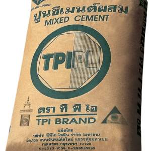 ปูนซีเมนต์ผสม ตราทีพีไอ (สีเขียว) TPI