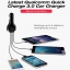 ที่ชาร์จusb ในรถยนต์ USB 4 พอร์ต Qualcomm 3.0 สำหรับชาร์ทโทรศัพท์มือถือและ Tablet ในรถยนต์