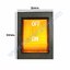 สวิทช์ ON-OFF เหลี่ยมใหญ่ 220V./4ขา มีไฟ-สีเหลือง (แบบหนา)