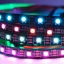 ไฟเส้น RGB 5050 ไม่กันน้ำ วิ่งอิสระ IC WS2812B 5V หลอดถี่ 60 LED/M สามารถควบคุมอิสระทุกดวง