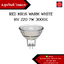 RED MR16 WARM WHITE HV 220 7W 3000K