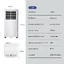 แอร์เคลื่อนที่ 12000 BTU Air mobile เย็นเร็ว เสียงเบา ไม่จําเป็นต้องใส่เศษน้ําแข็งหรือน้ํา