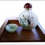 จานยานัตถ์พกพา (จานหยกใบเล็ก) personal snuff tobacco jade dish TKTJ-JS1A
