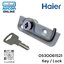 กุญแจล็อคตู้แช่ HAIER รหัส 0530061521 ของแท้ ใหม่ มือ 1